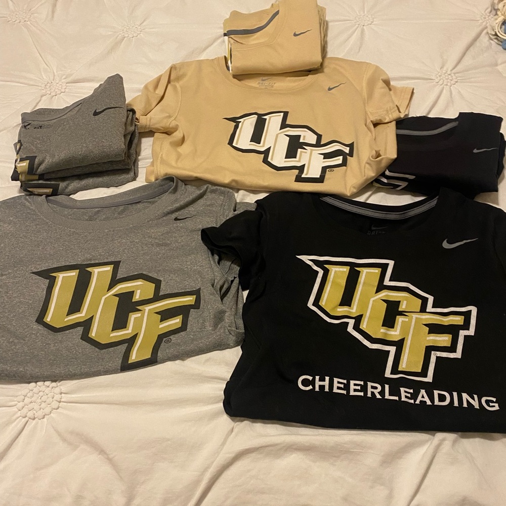 Bundle of UCF Cheerleading Shirts